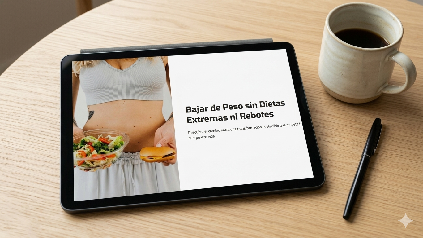 Bajar de peso sin dietas extremas ni rebotes